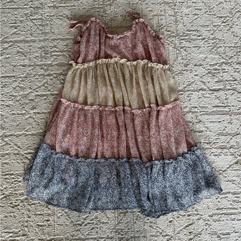 Color block mini dress